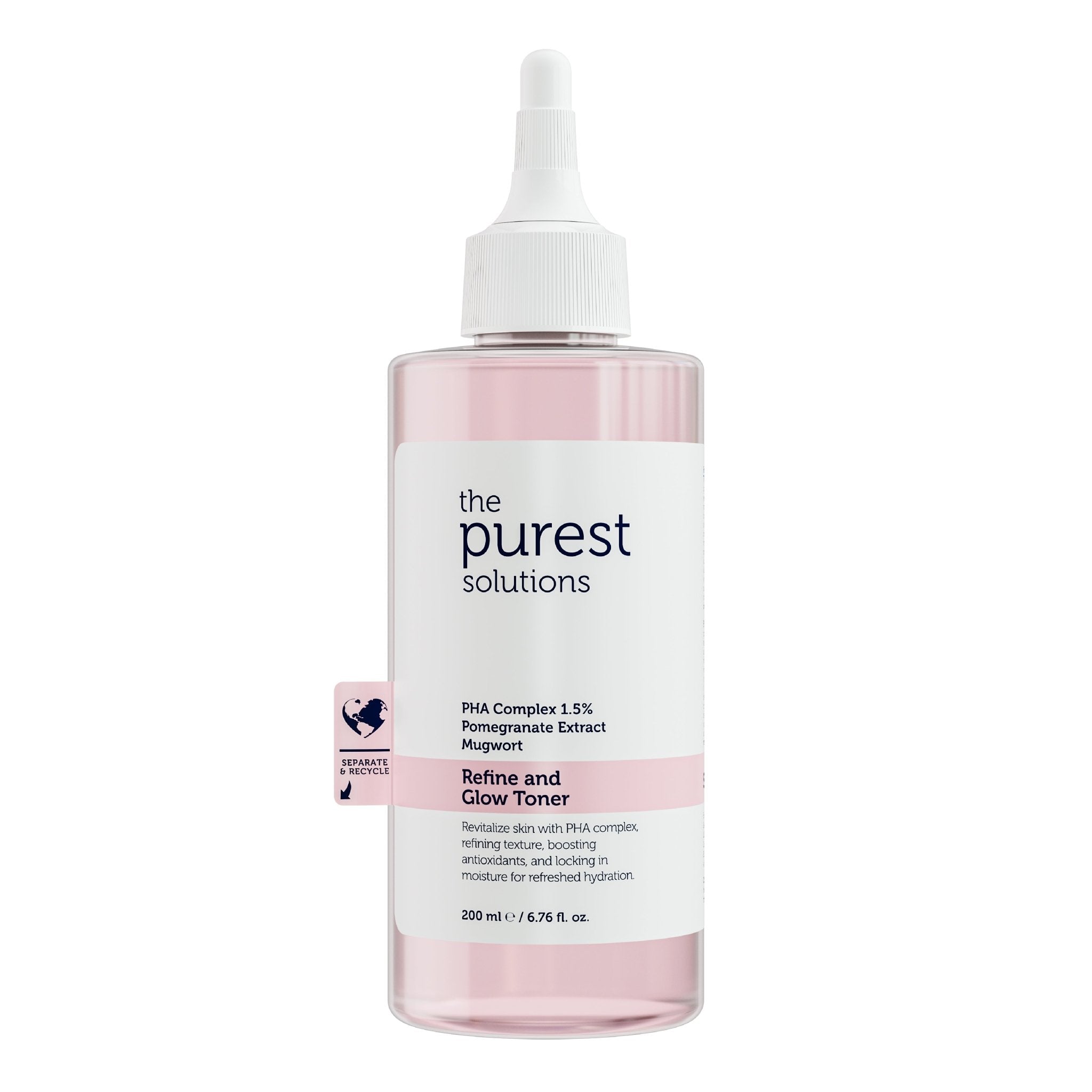 Refine and Glow PHA Complex Toner 1.5% + Pomegranate Extract - The Purest Solutions | Skincare that actually works