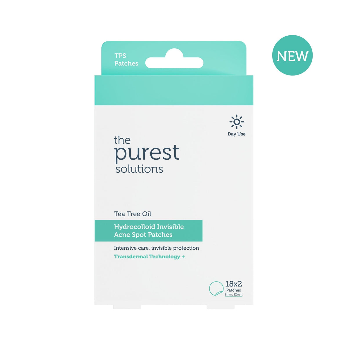 TeaTree Oil Hydrocoııoid İnvisible Acne Spot Patches - The Purest Solutions | Skincare that actually works