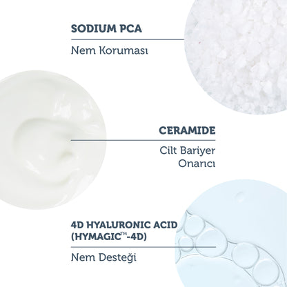Hydrating Gentle Facial Cleanser %0,5 Hyaluronic Acid %0.5 Sodium PCA + Ceramide
