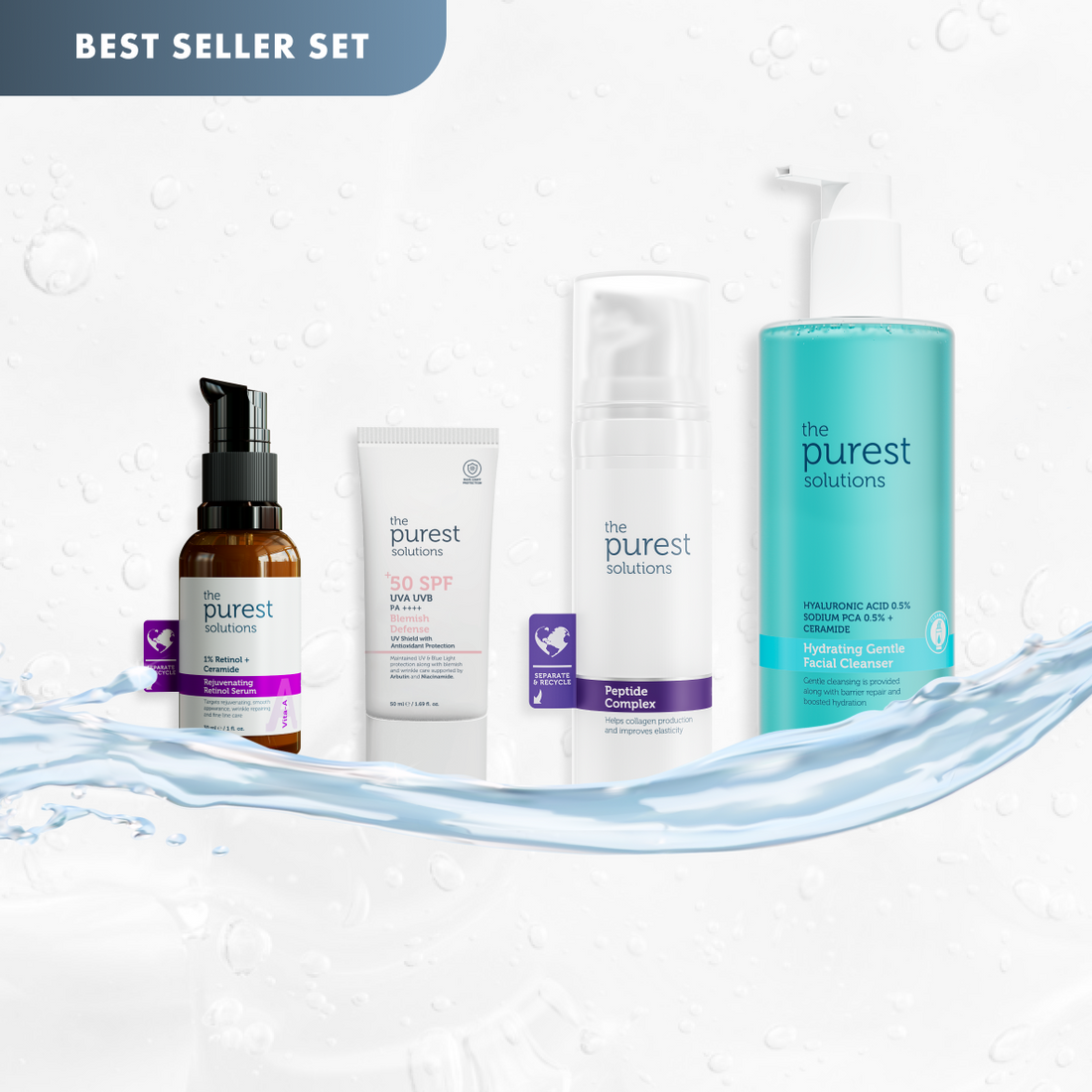Ageless Glow Routine: 4-Step Retinol &amp; Repair System