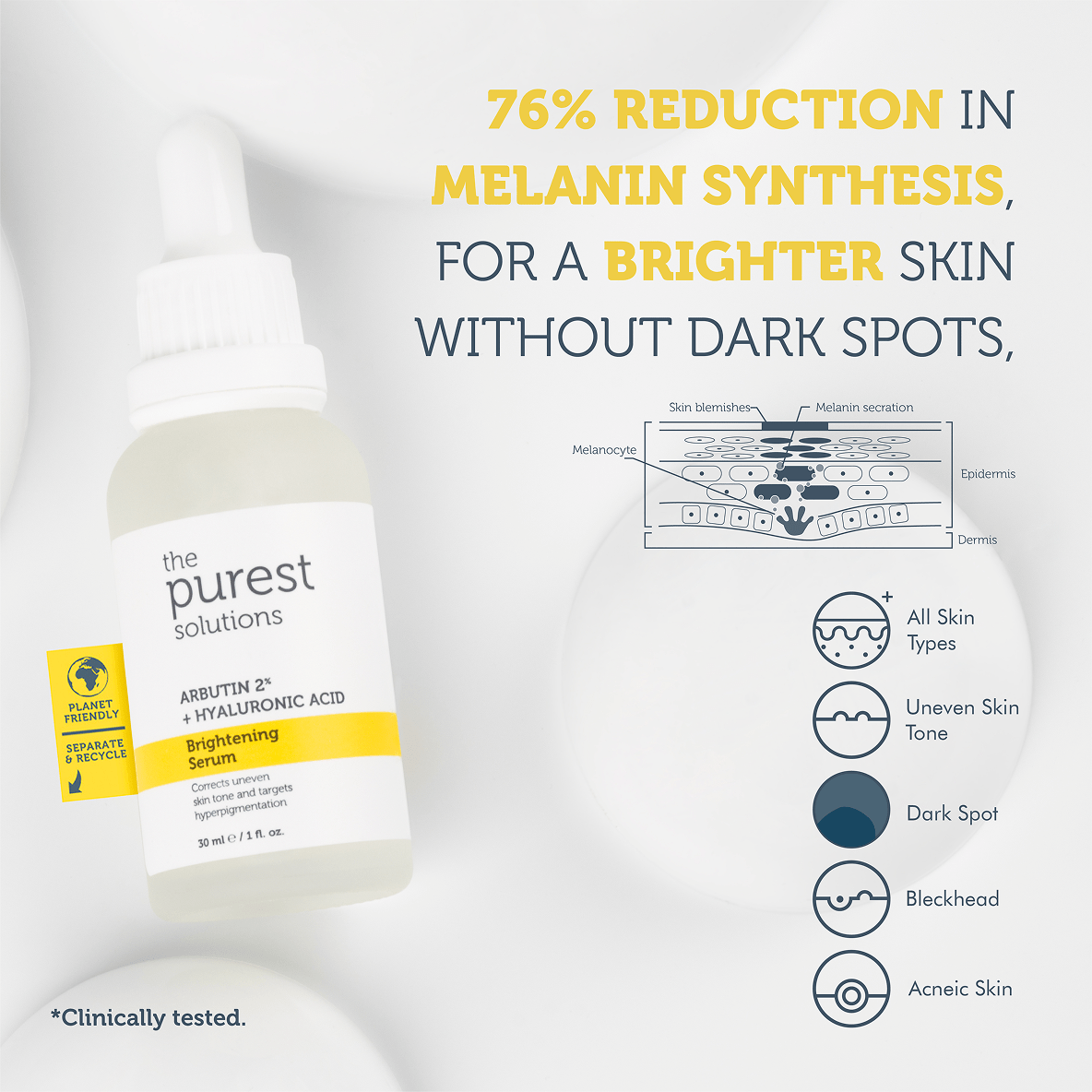 Arbutin 2% + Hyaluronic Acid Brightening Serum