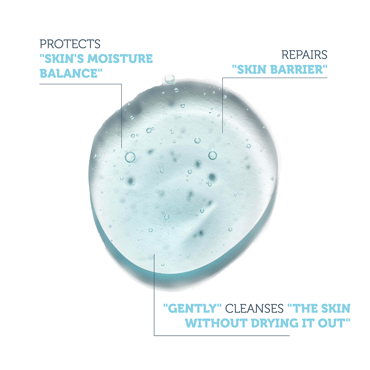 Hydrating Gentle Facial Cleanser %0,5 Hyaluronic Acid %0.5 Sodium PCA + Ceramide