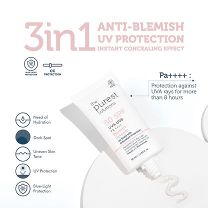 Blemish Defense UVA/UVB, Antioxidant Protection For Blemish-Prone Skin 50+ SPF