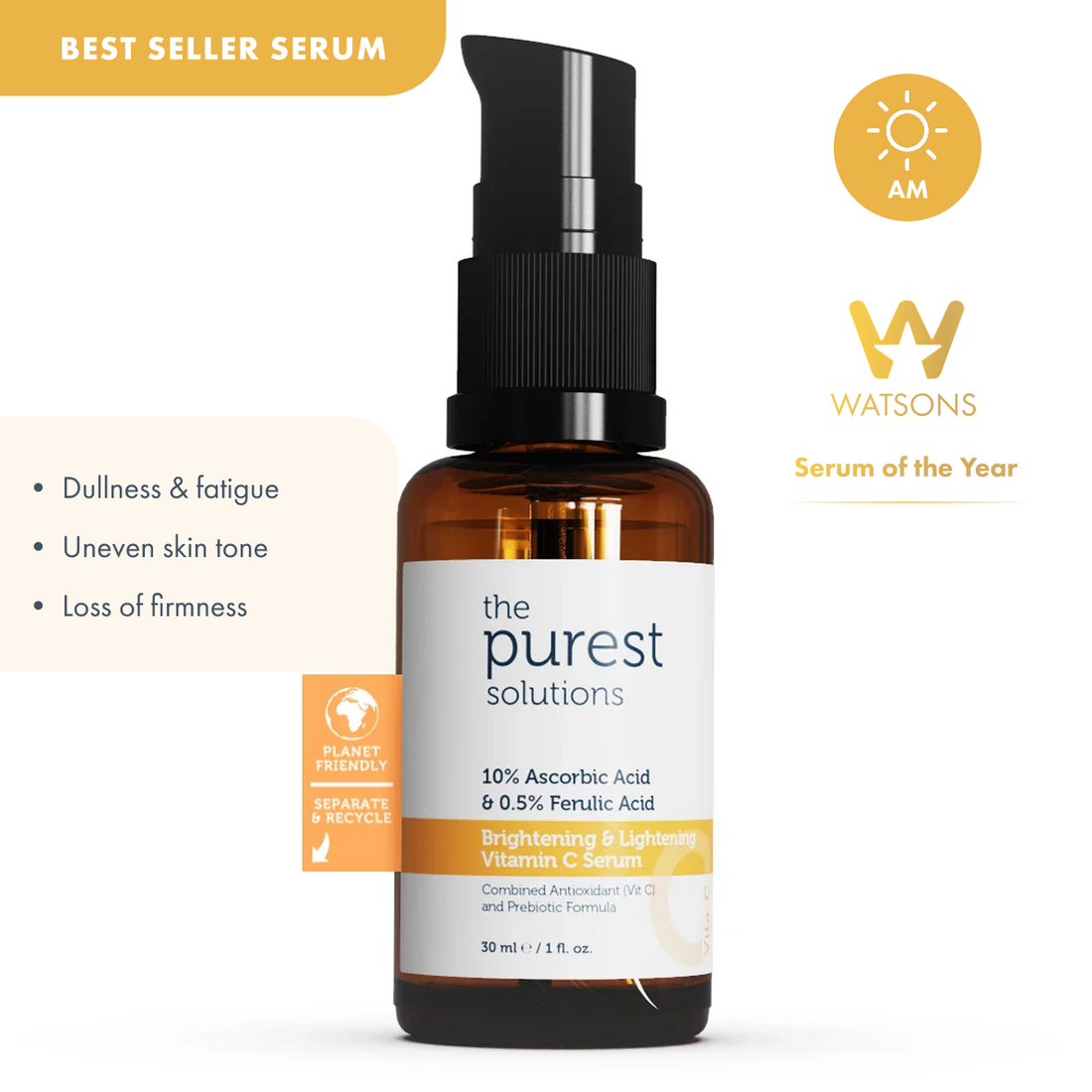 Brightening &amp; Lightening  Vitamin C Serum