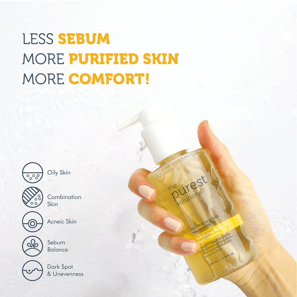 Exfoliating Salicylic Acid Cleanser 0,5% Salicylic Acid, 1% Niacinamide