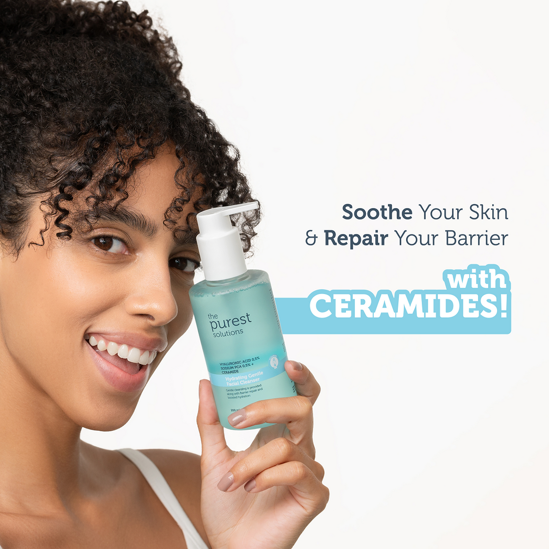 Hydrating Gentle Facial Cleanser %0,5 Hyaluronic Acid %0.5 Sodium PCA + Ceramide