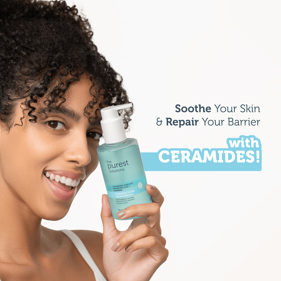 Hydrating Gentle Facial Cleanser %0,5 Hyaluronic Acid %0.5 Sodium PCA + Ceramide
