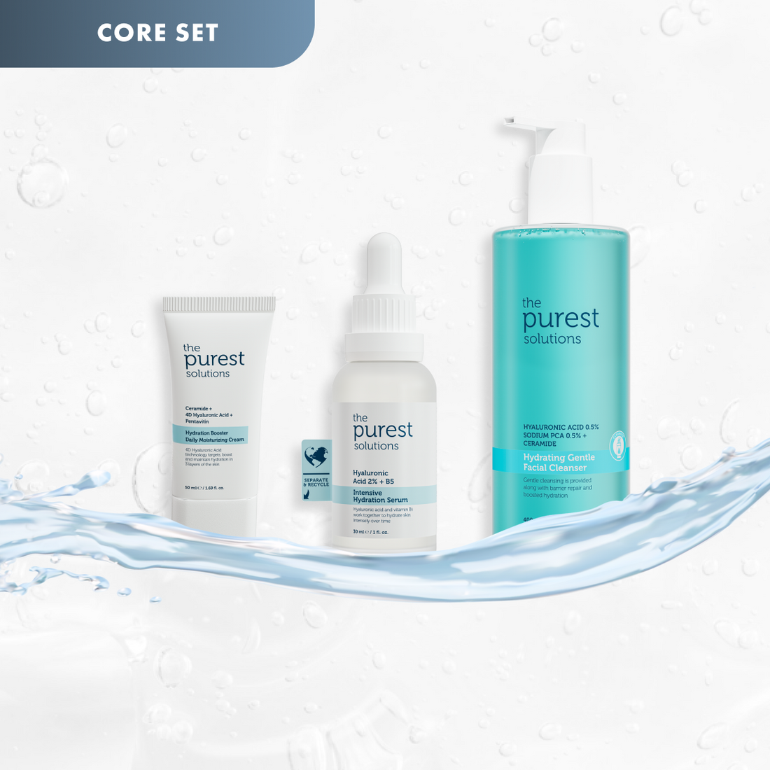 Deep Quench Kit: 3-Step Relief for Tight, Thirsty Skin