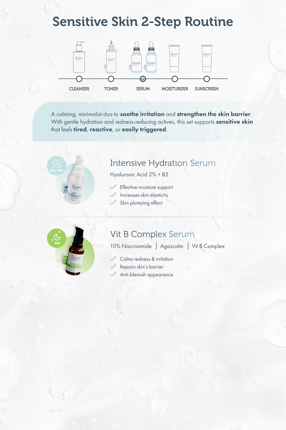 Calm &amp; Soothe Duo: 2-Step Routine Guide