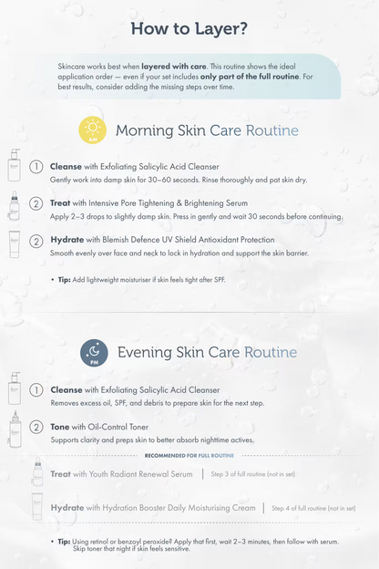 4-Step Acne Reset: Deep Clean, Calm, &amp; Prevent Breakouts