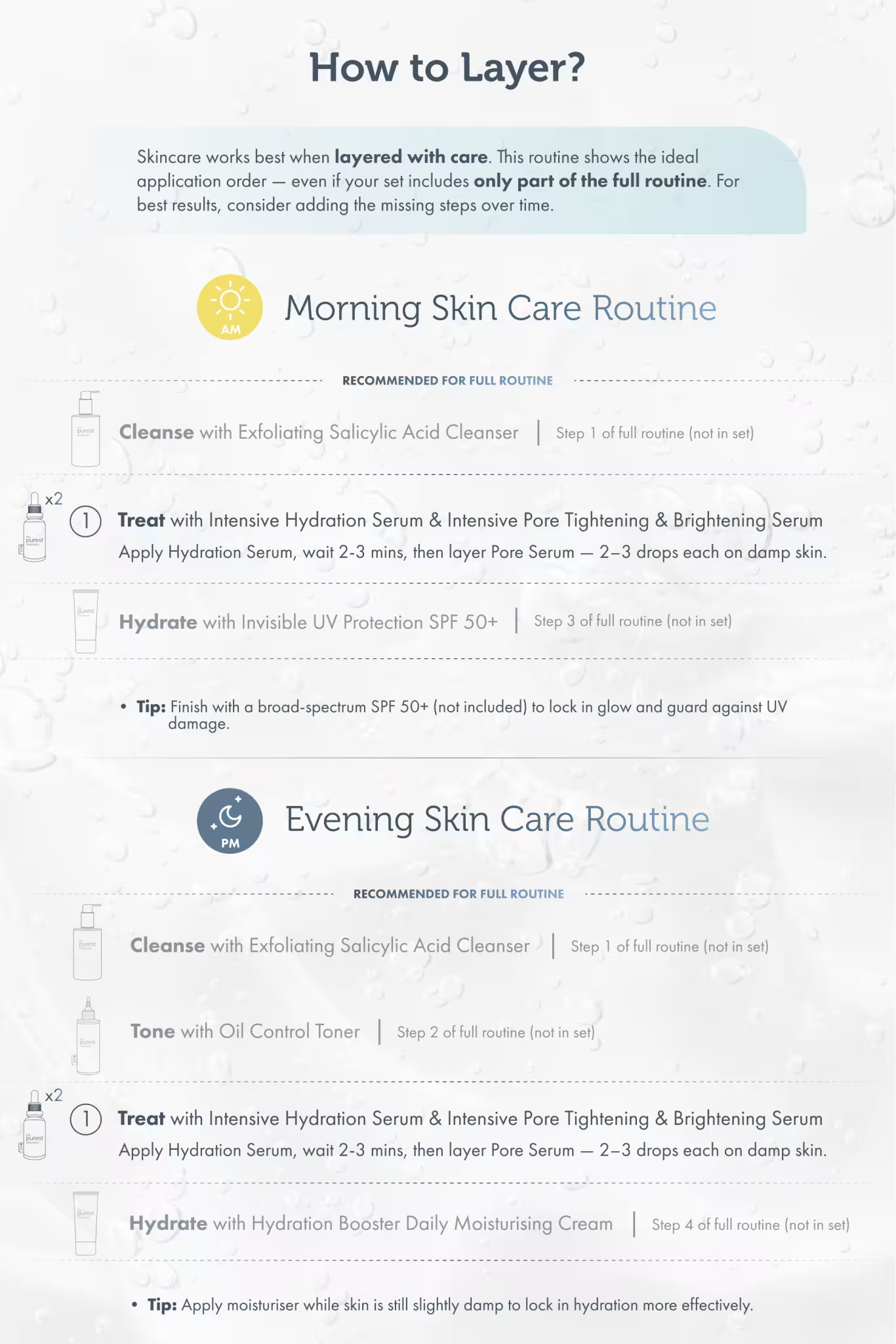 2-Step Routine for Combination Skin (Shiny T-Zone &amp; Dry Patches)