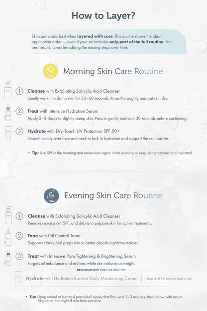 Mattifying Skin Rescue Set: 4-Step Routine for Oily Skin