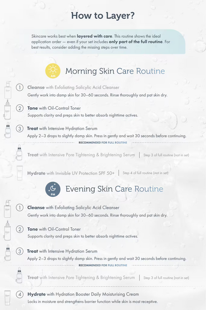 Clarifying Skin Reset: 4-Step Routine for Oily and Combination Skin