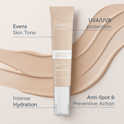 BB Cream Tone Correct - Light to Medium - The Purest Solutions | Skincare that actually works