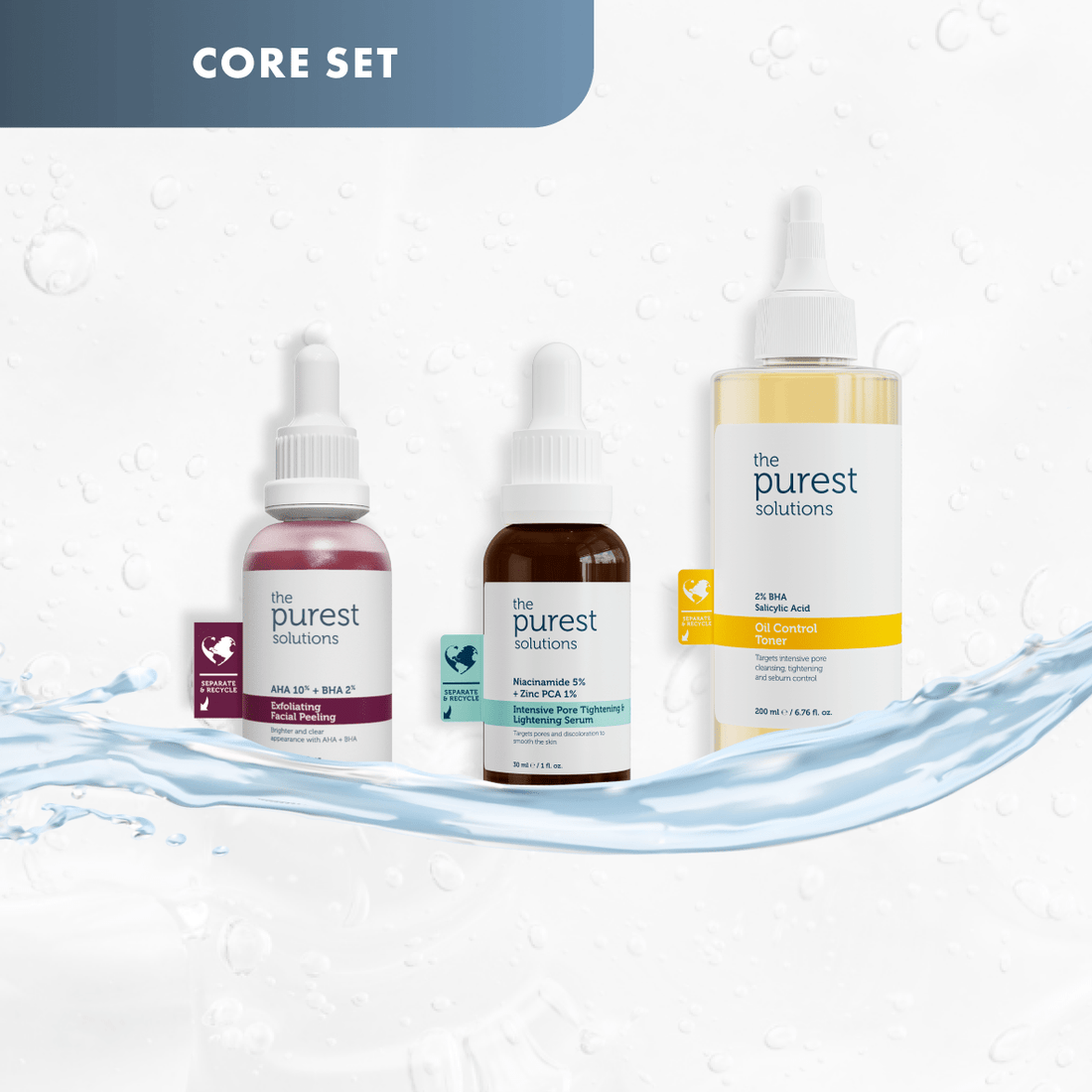 Blackhead Prevention and Pore Tightening Care Set - The Purest Solutions | Skincare that actually works