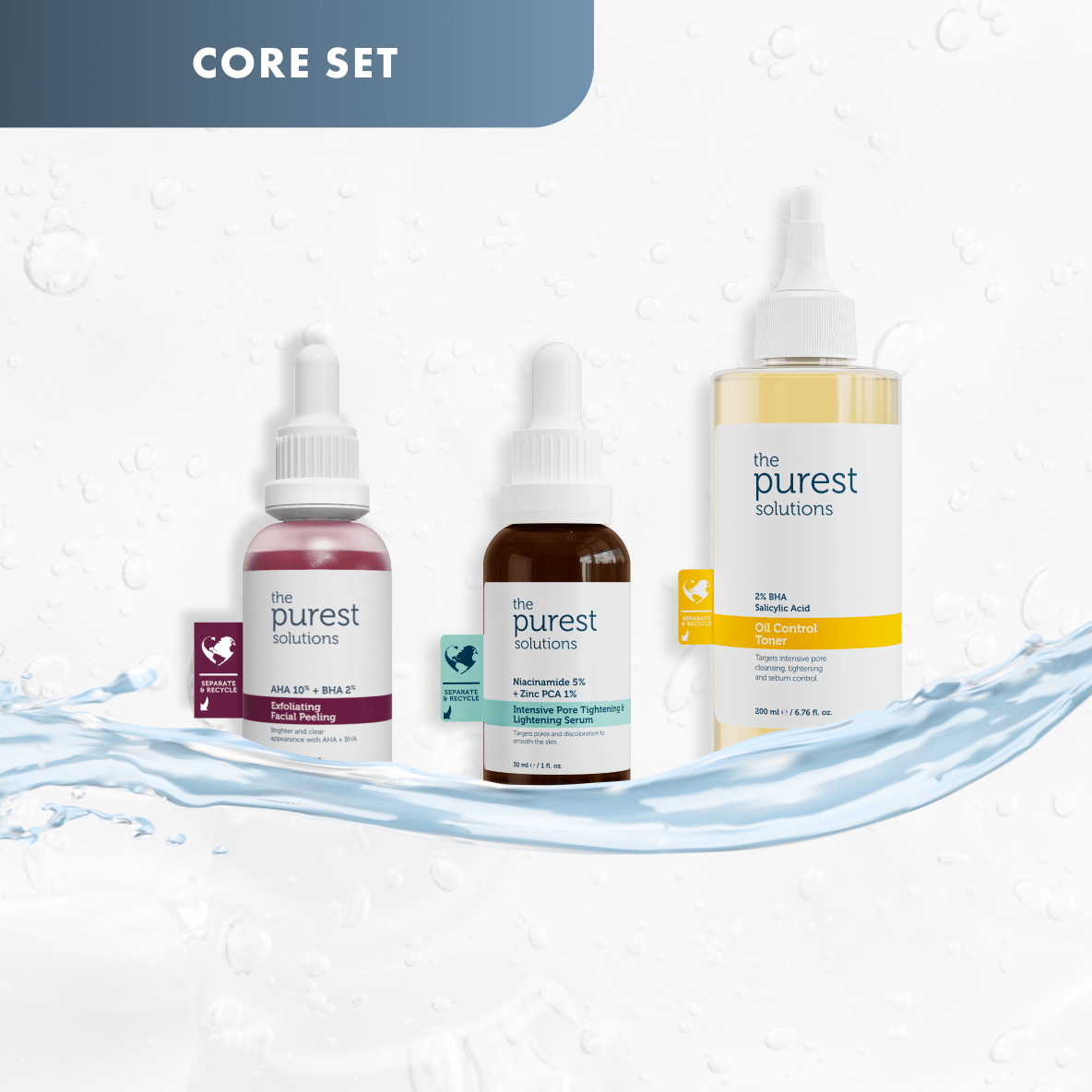 Blackhead Prevention and Pore Tightening Care Set - The Purest Solutions | Skincare that actually works