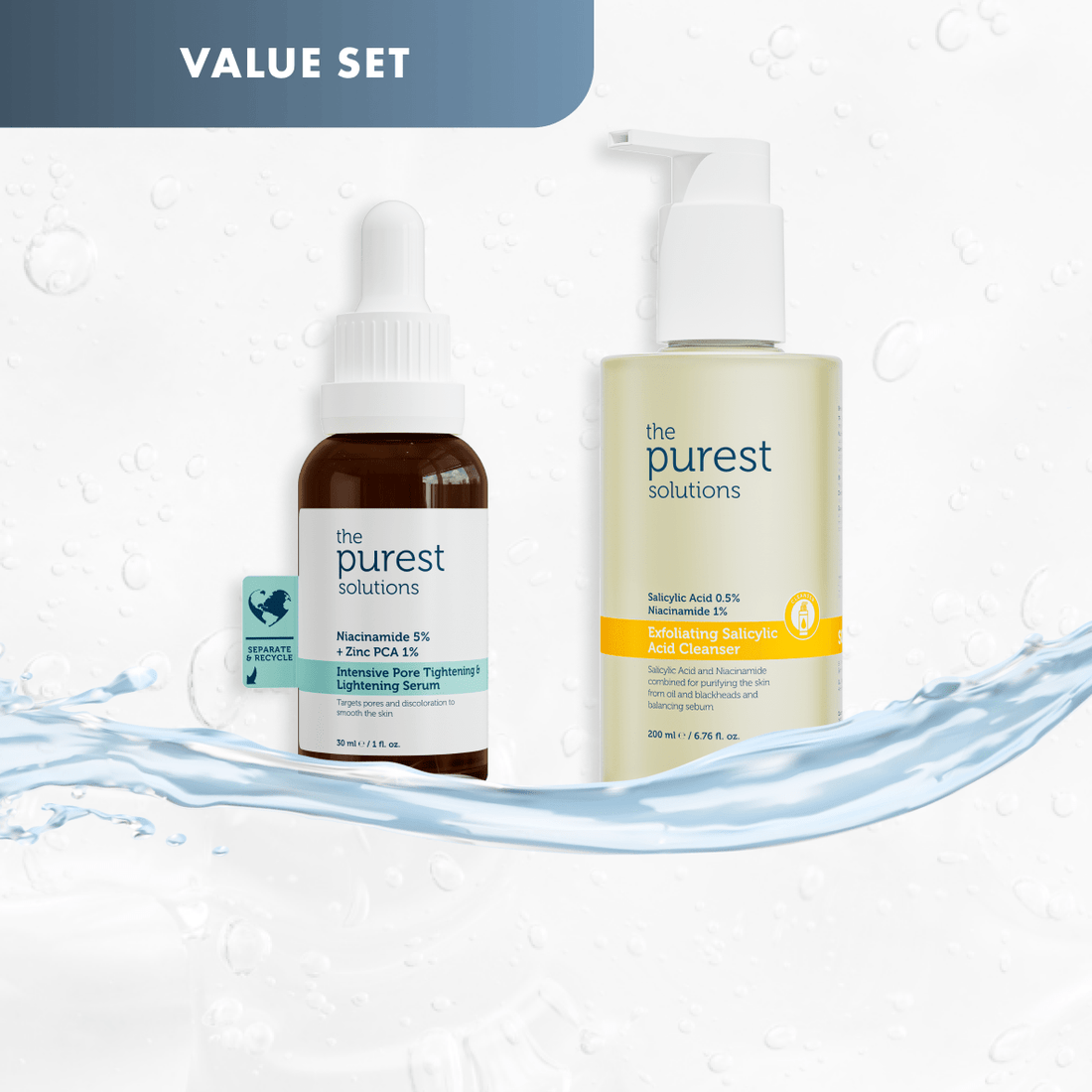Breakout Rescue: 2 - Step Starter for Clearer Skin Fast - The Purest Solutions | Skincare that actually works