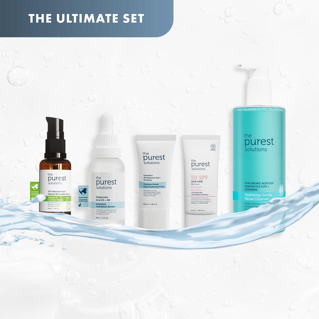Complete Calm Kit: Full Routine for Irritation - Free, Healthy Skin - The Purest Solutions | Skincare that actually works