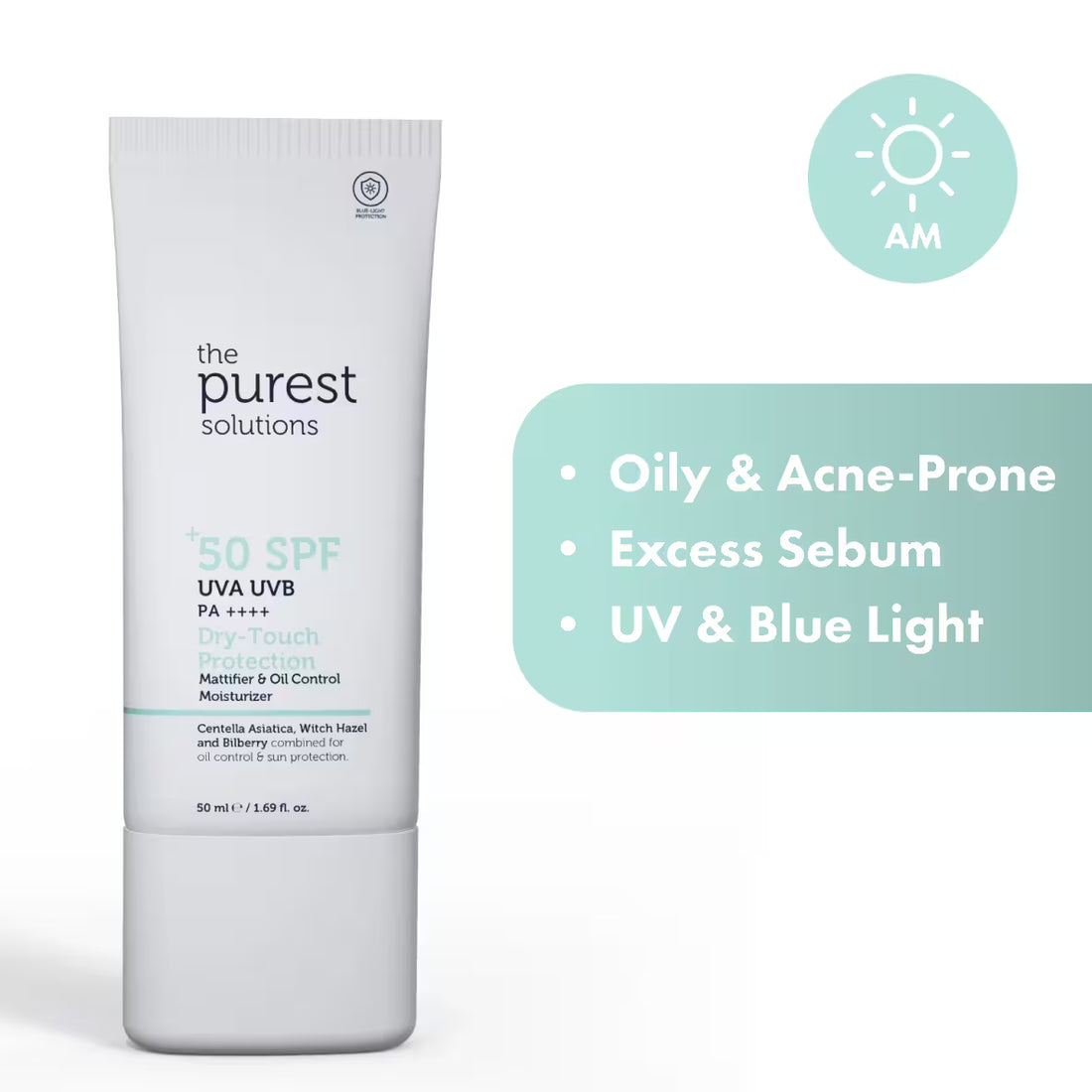 Dry-Touch Protection Mattifier &amp; Oil Control Moisturizer for Oily Skin 50+ SPF