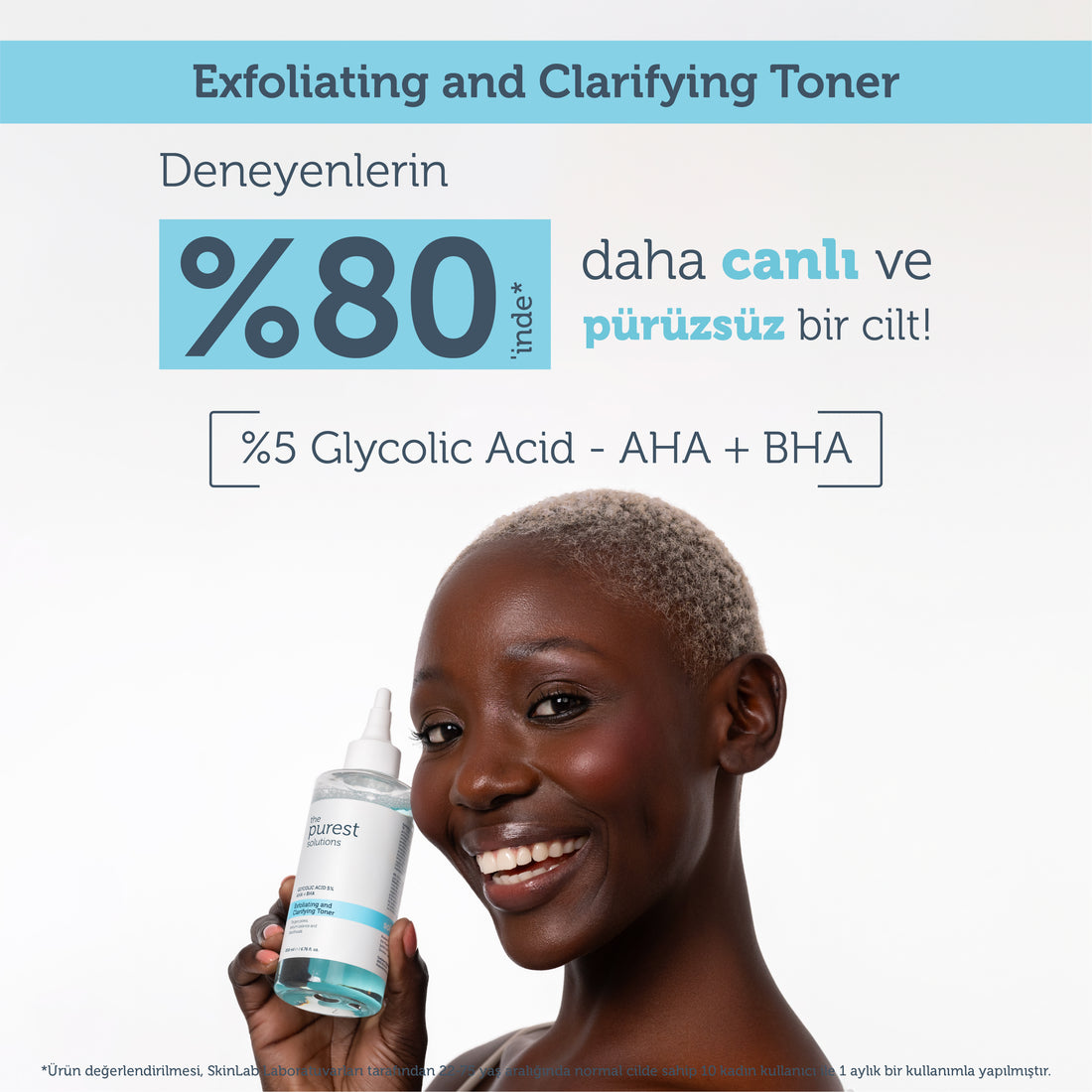 %5 Gycolic Acid Purifying Toner AHA + BHA Exfoliating and Clarifying Toner