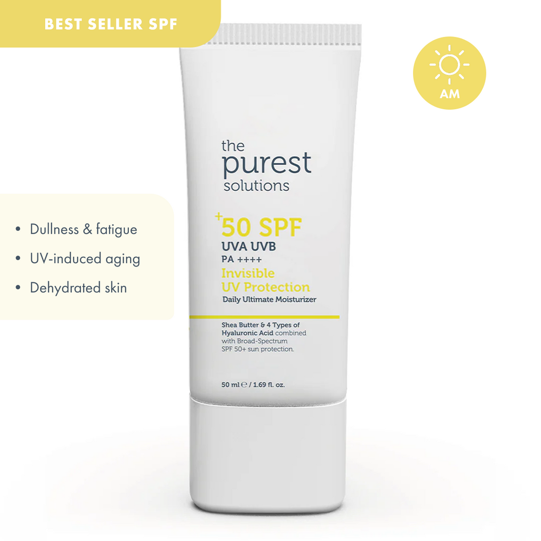 Invisible UV Protection  Daily Intensive Moisturizer 50+ SPF