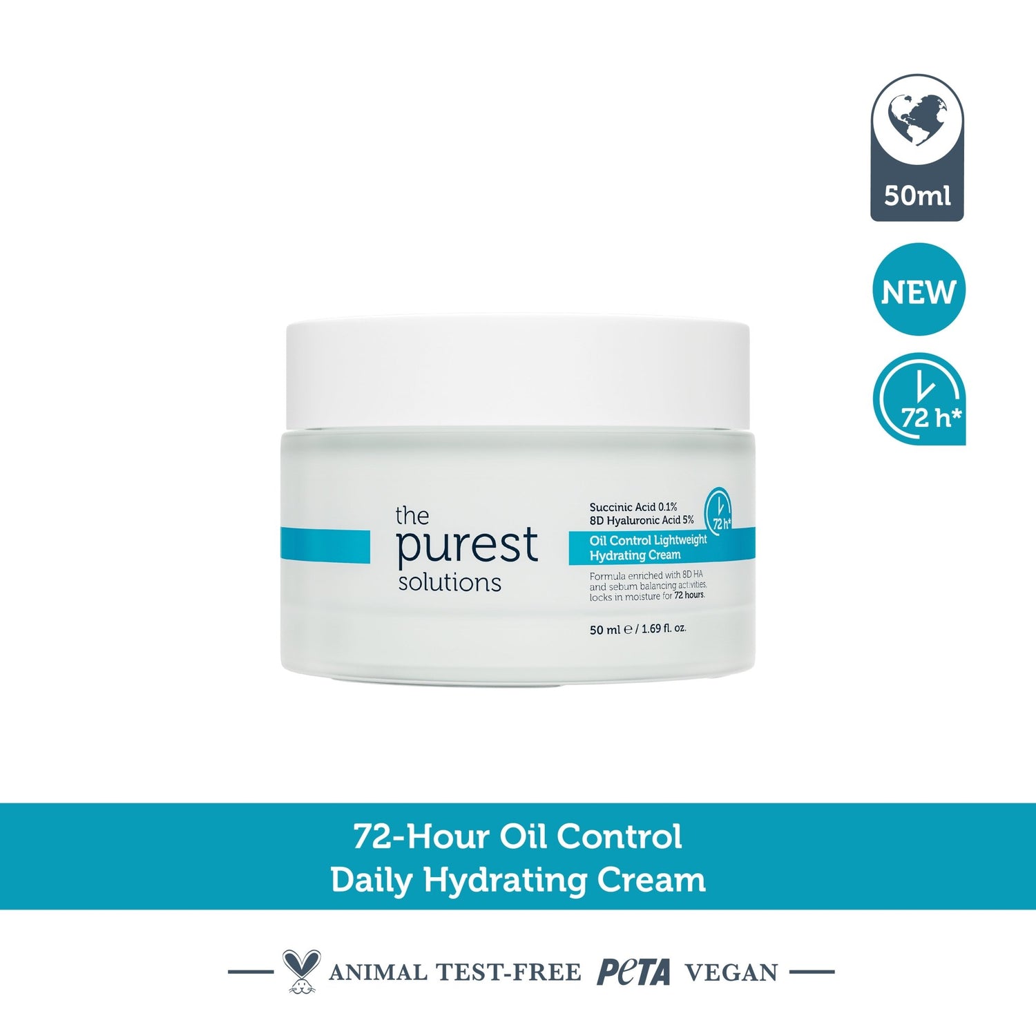 Oil Control Lightweight Hydrating Moisturizer - The Purest Solutions | Skincare that actually works