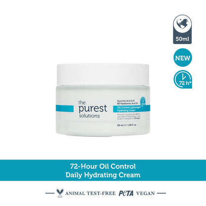 Oil Control Lightweight Hydrating Moisturizer - The Purest Solutions | Skincare that actually works