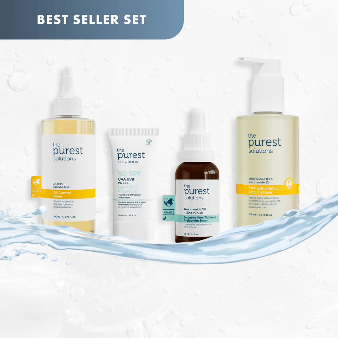 Oil Reset Regimen: 4 - Step Routine to Decongest &amp; Mattify Skin - The Purest Solutions | Skincare that actually works