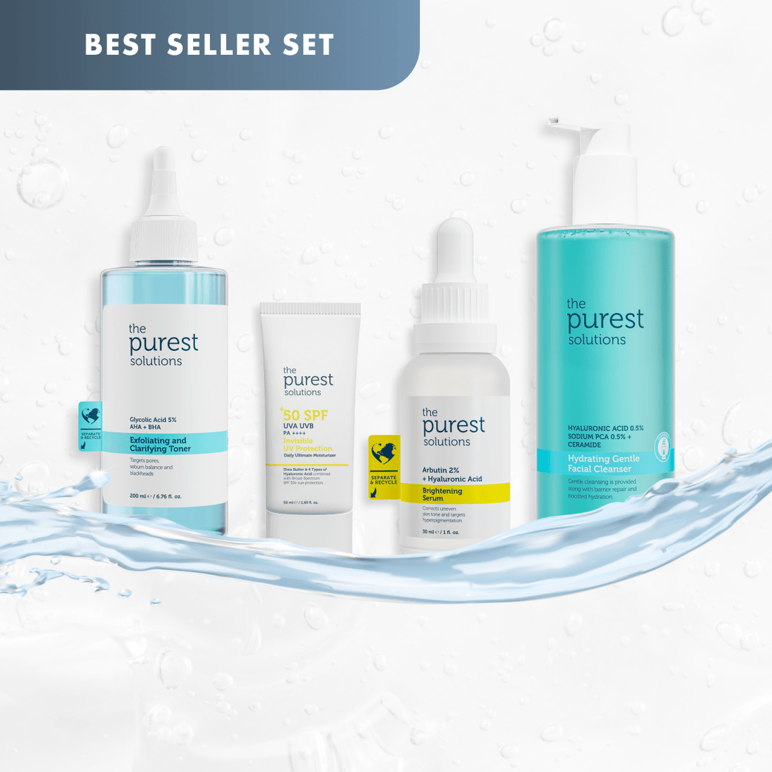 Pigment Correct 4 - Step: Exfoliate, Brighten &amp; Balance Tone - The Purest Solutions | Skincare that actually works