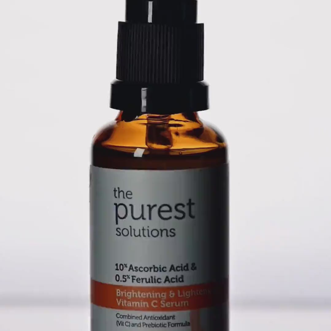 Brightening &amp; Lightening  Vitamin C Serum  10% Ascorbic acid &amp; Ferulic Acid  0,5%