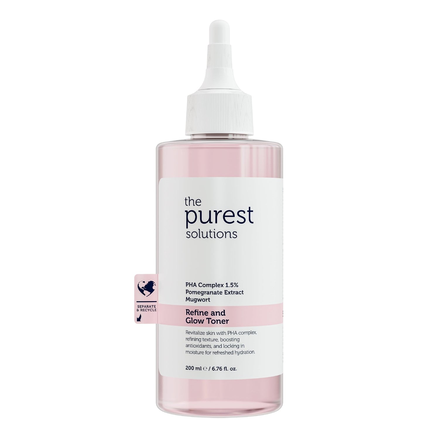 Refine and Glow PHA Complex Toner 1.5% + Pomegranate Extract - The Purest Solutions | Skincare that actually works
