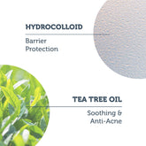 TeaTree Oil Hydrocoııoid İnvisible Acne Spot Patches