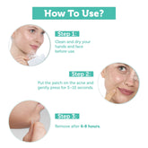 TeaTree Oil Hydrocoııoid İnvisible Acne Spot Patches