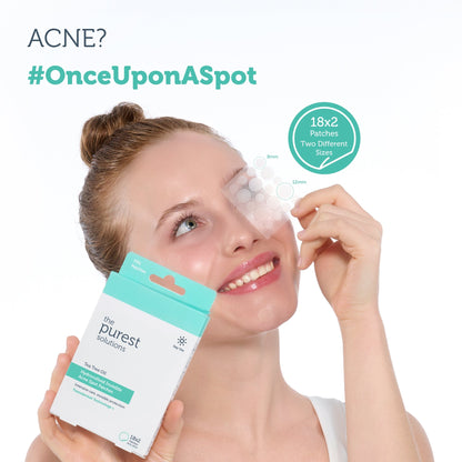 TeaTree Oil Hydrocoııoid İnvisible Acne Spot Patches - The Purest Solutions | Skincare that actually works