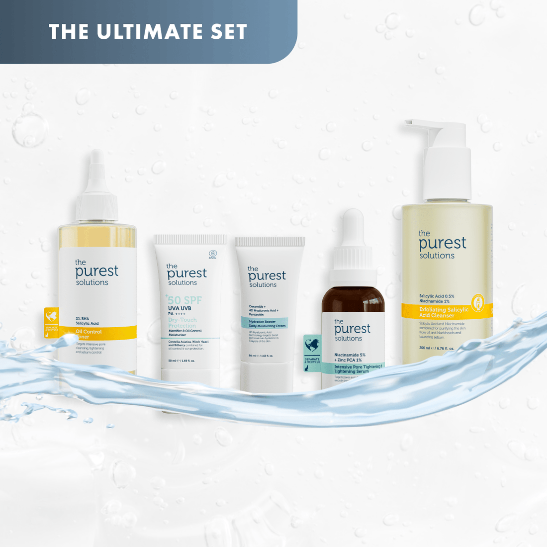 Total Matte Skin System: Full Routine to Balance Oil &amp; Minimize Pores - The Purest Solutions | Skincare that actually works