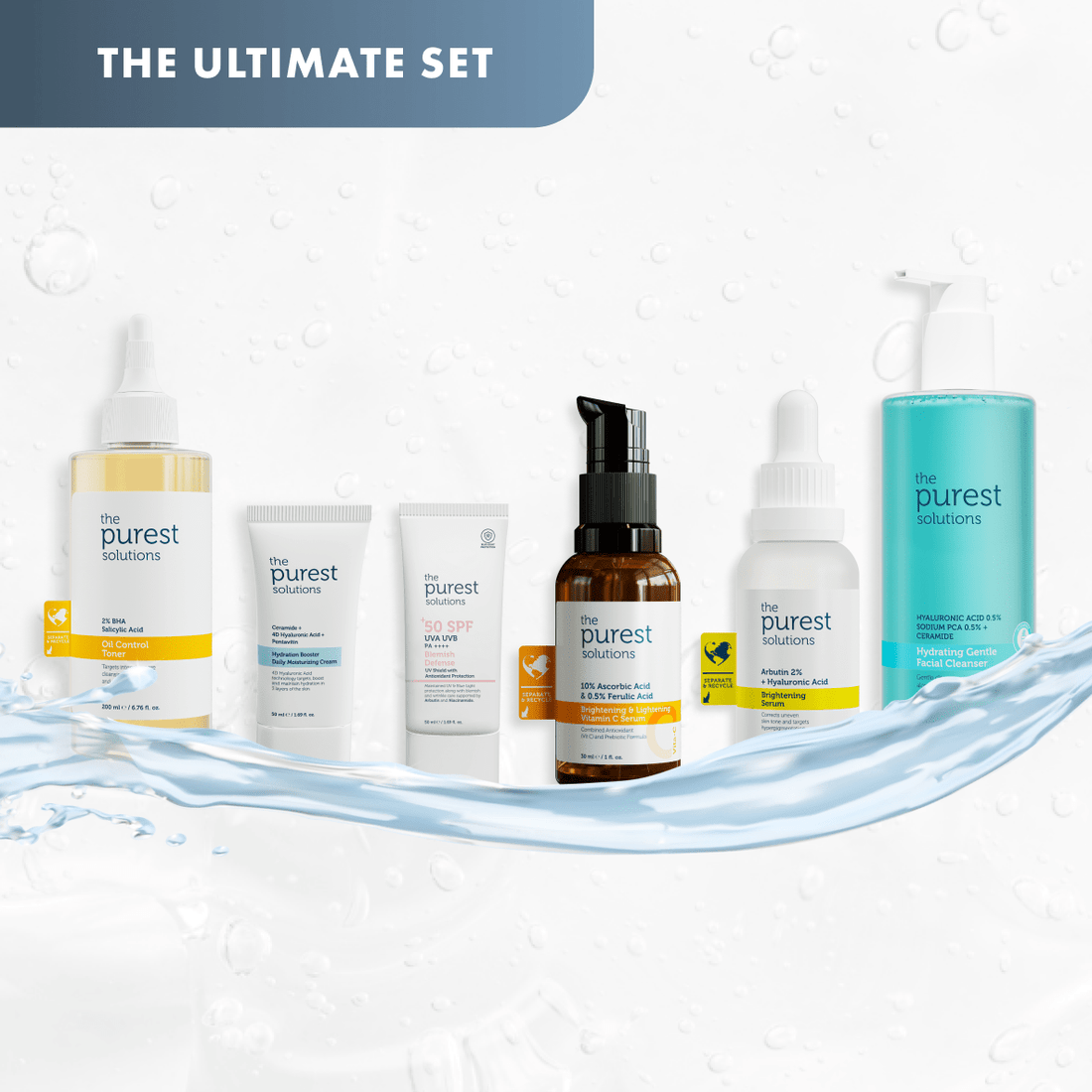 Total Radiance Kit: Brightening, Hydrating &amp; SPF Protection in One - The Purest Solutions | Skincare that actually works